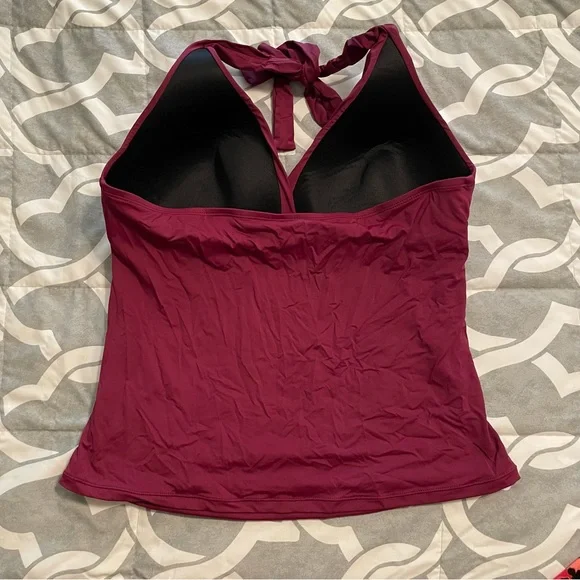Maroon Tankini - Picture 2 of 3
